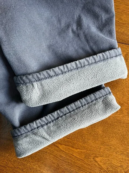 Carhartt blue-gray fleece-lined Crawford pants 6 - Picture 11 of 13